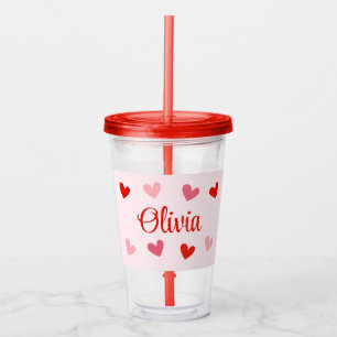 Personalisiertes Galentinisches Gastgeschenk-Gesch Acryltrinkbecher