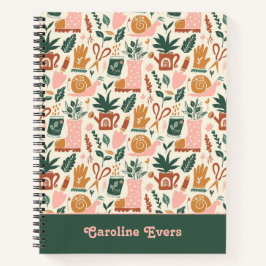 Personalisiertes GartenNotebook Notizbuch