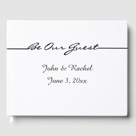 Personalisiertes Gästebuch "Be Our Guest"