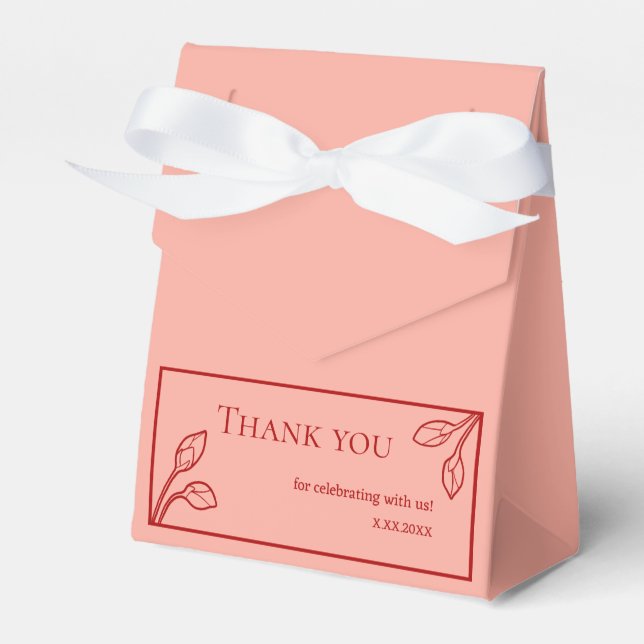 Personalisiertes Gastgeschenk für Lotus Buds Geschenkschachtel (Vorderseite)