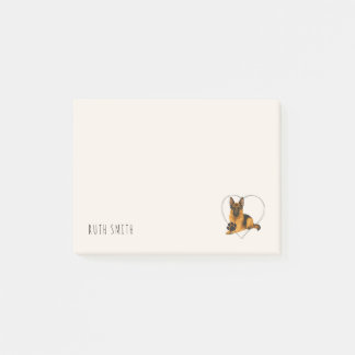 Personalisiertes Geburtstagsgeschenk für Deutsche- Post-it Klebezettel