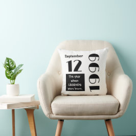 Personalisiertes Geburtstagsgeschenk  Kissen