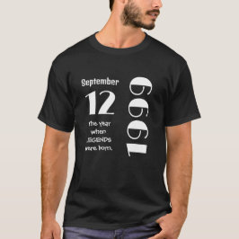 Personalisiertes Geburtstagsgeschenk T-Shirt