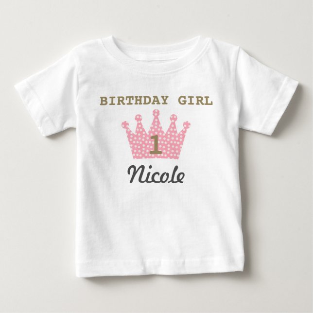 Personalisiertes Geburtstagskirchen-Shirt Baby T-shirt (Vorderseite)