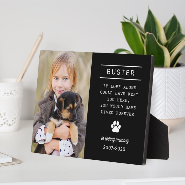 Personalisiertes Gedächtnis für den Hund im Gedäch Fotoplatte (Von Creator hochgeladen)