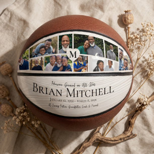 Personalisiertes Gedenkfoto-Kollagen-Andenken Basketball