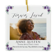 Personalisiertes Gedenkglas-Ornament | Andenken