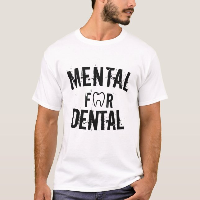 Personalisiertes Geistes für zahnmedizinisches T-Shirt (Vorderseite)