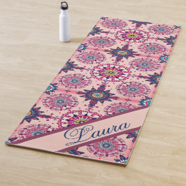 Personalisiertes geometrisches Design Yogamatte