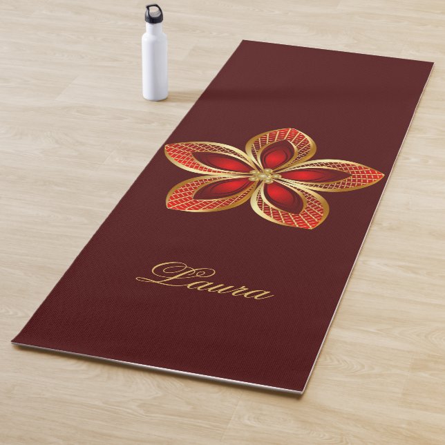 Personalisiertes geometrisches Design Yogamatte (Beispiel)
