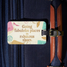 Personalisiertes Gepäckanhänger - Tolle Schuhe, To