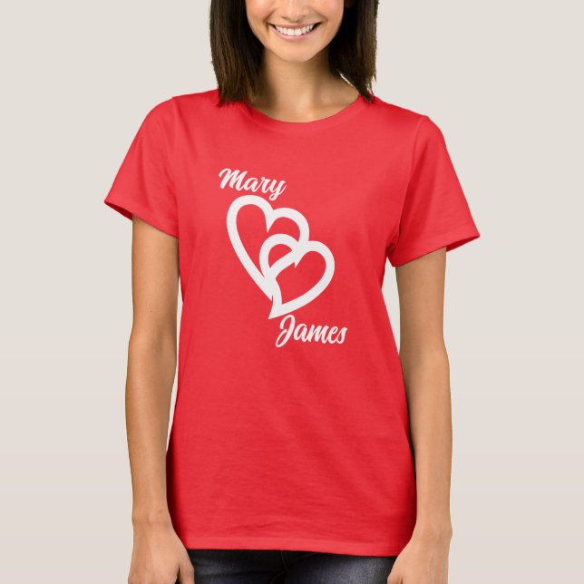 Personalisiertes Geschenk des benutzerdefinierten  T-Shirt (Vorderseite)