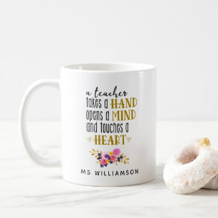 Personalisiertes Geschenk des Lehrers Kaffeetasse