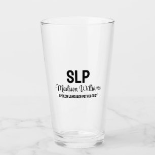 Personalisiertes Geschenk des SprachPathologen Glas