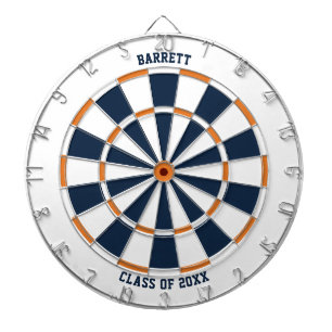 Personalisiertes Geschenk für Absolventen   Weiß B Dartscheibe