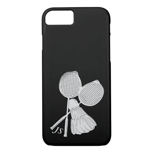 Personalisiertes Geschenk für Badminton-Spieler Case-Mate iPhone Hülle (Rückseite)
