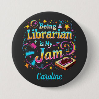 Personalisiertes Geschenk für Bibliothekare Button
