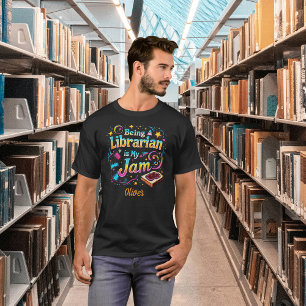 Personalisiertes Geschenk für Bibliothekare T-Shirt