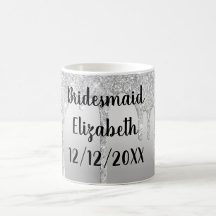 Personalisiertes Geschenk für Brautjungfern mit si Kaffeetasse