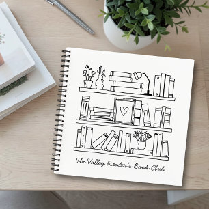 Personalisiertes Geschenk für Buchclub-Mitglieder Notizbuch