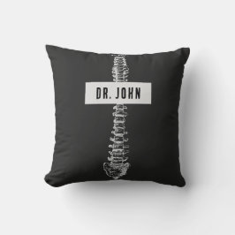 Personalisiertes Geschenk für Chiropraktor, Wirbel Kissen