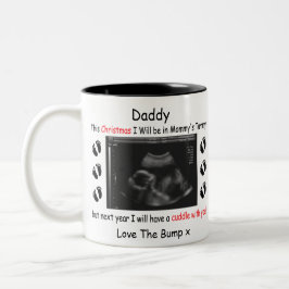 Personalisiertes Geschenk für Daddy, der aus dem B Zweifarbige Tasse