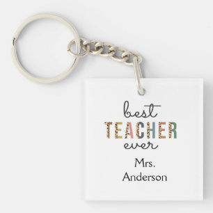 Personalisiertes Geschenk für den besten Lehrer fü Schlüsselanhänger