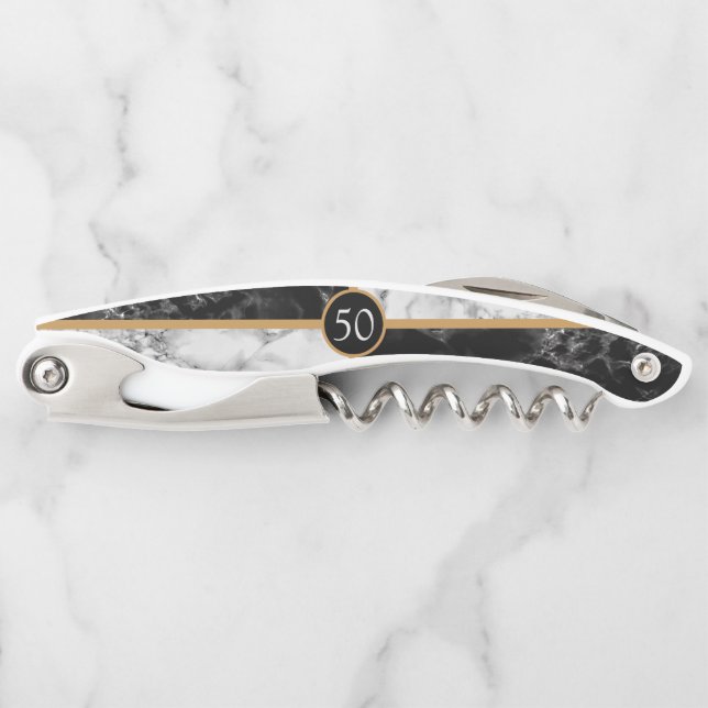 Personalisiertes Geschenk für den Geburtstagskelln Kellnermesser (Vorderseite)
