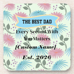 Personalisiertes Geschenk für den Vater Vatertagsg Getränkeuntersetzer