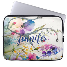 Personalisiertes Geschenk für die Mama der Kranken Laptopschutzhülle