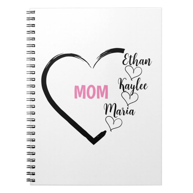 Personalisiertes Geschenk für die Mama. Geschenk f Notizblock (Vorderseite)