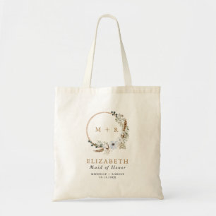 Personalisiertes Geschenk für die Trauzeugin Boho- Tragetasche