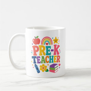 Personalisiertes Geschenk für einen Vorschullehrer Kaffeetasse