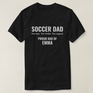 Personalisiertes Geschenk für Fußball-Vater mit Na T-Shirt