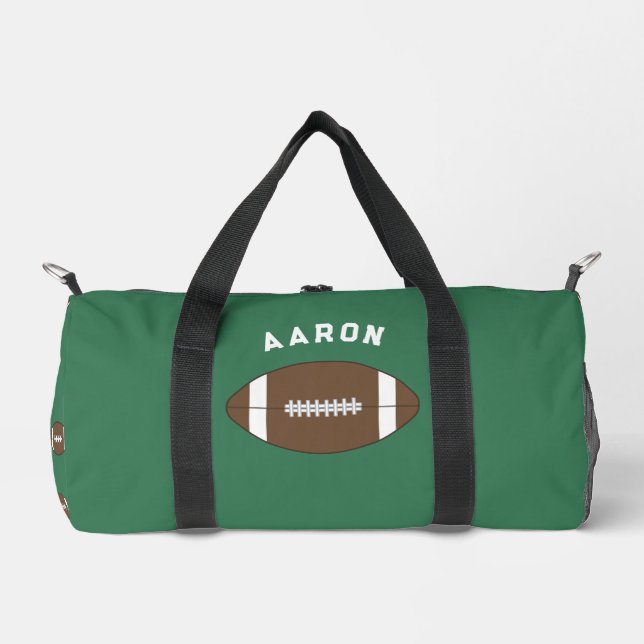 Personalisiertes Geschenk für Fußballspieler Duffle Bag (Vorderseite)