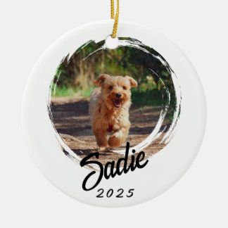 Personalisiertes Geschenk für Haustierliebhaber -  Keramik Ornament