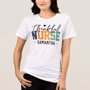 Personalisiertes Geschenk für Krankenschwestern zu Tri-Blend Shirt