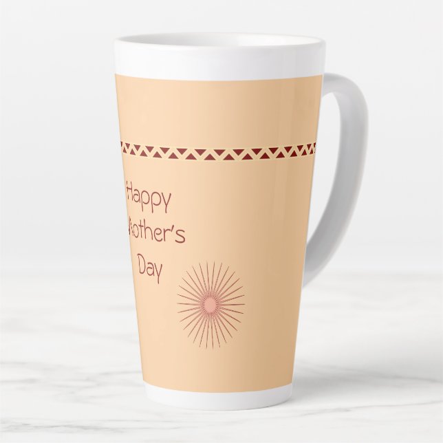 "Personalisiertes Geschenk für Latte-Tasse" Milchtasse (Rechte Ecke)