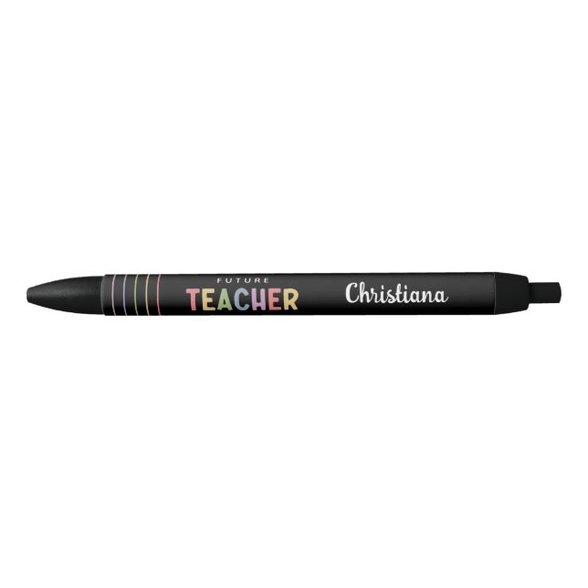 Personalisiertes Geschenk für Lehrer der Zukunft Kugelschreiber (Vorderseite)