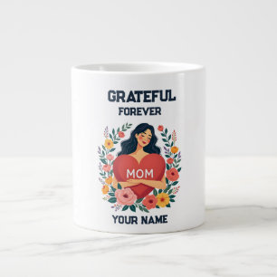 Personalisiertes Geschenk für Mama   Maßgeschneide Jumbo-Tasse