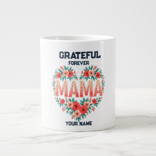 Personalisiertes Geschenk für Mama Maßgeschneide Jumbo-Tasse