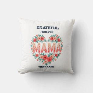 Personalisiertes Geschenk für Mama   Maßgeschneide Kissen