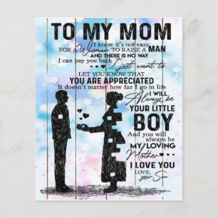 Personalisiertes Geschenk für Mama, Süße Zitate Ge Flyer