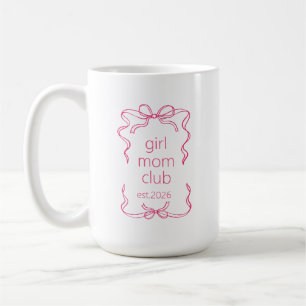 Personalisiertes Geschenk für Mutter mit Mädchen, Kaffeetasse