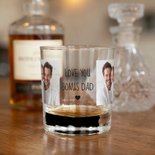 Personalisiertes Geschenk für Papa - Love You Bonu Whiskyglas