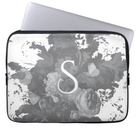 Personalisiertes Geschenk für Schwarz und Weiß Laptopschutzhülle
