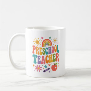 Personalisiertes Geschenk für Vorschullehrer Kaffeetasse
