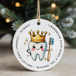 Personalisiertes Geschenk für Zahnärzte Keramik Ornament