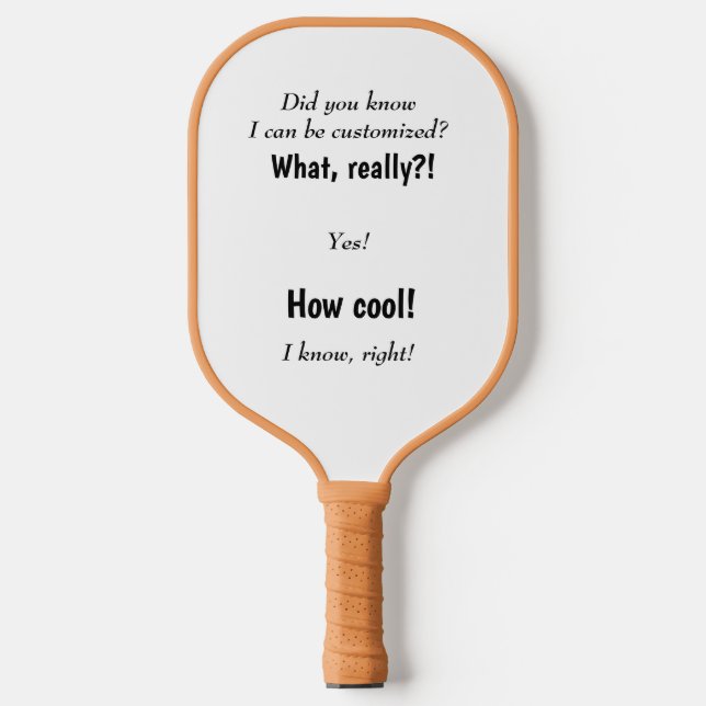 Personalisiertes Geschenk, Geschenke für sie, Gesc Pickleball Schläger (Vorderseite)