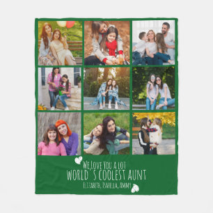 Personalisiertes Geschenk mit Foto für Tante von N Fleecedecke